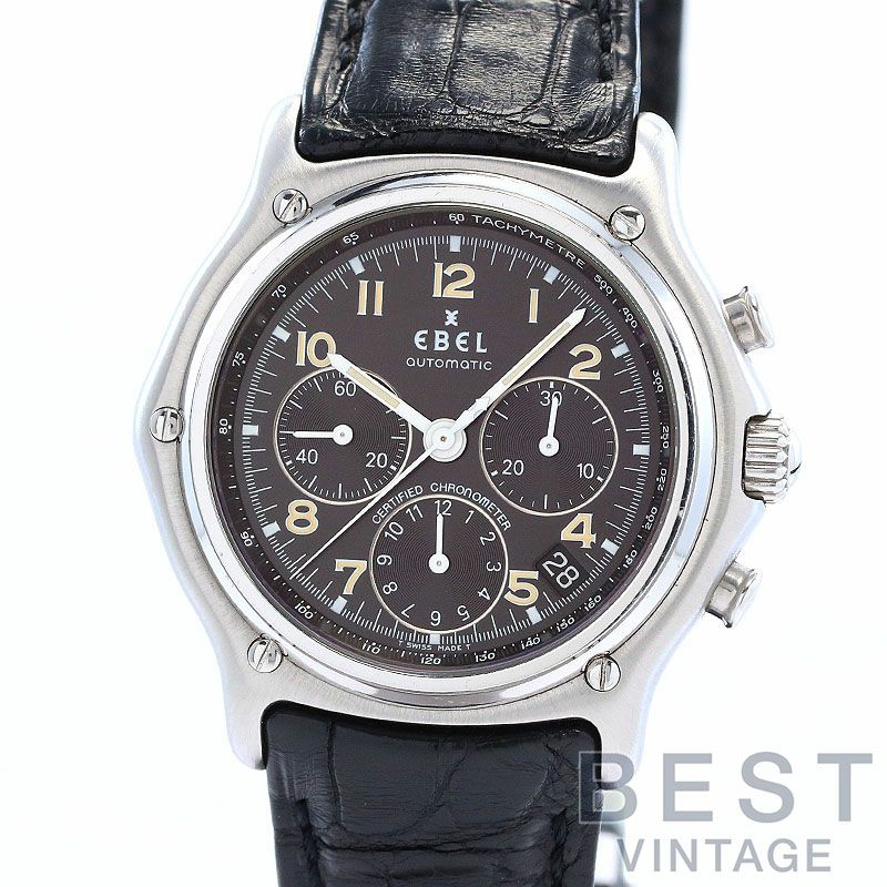 【中古】EBEL 1911 LE MODULOR CHRONOGRAPH エベル 1911 モデュロール クロノグラフ E9137240