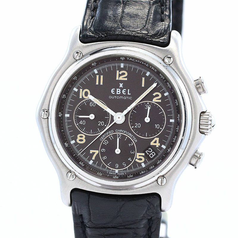 【中古】EBEL 1911 LE MODULOR CHRONOGRAPH エベル 1911 モデュロール クロノグラフ E9137240