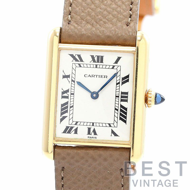 中古】CARTIER TANK LOUIS CARTIER LARGE MODEL PARIS DIAL カルティエ 