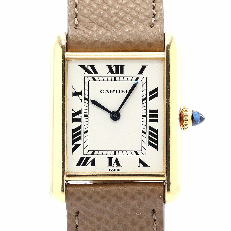 中古】CARTIER TANK LOUIS CARTIER LARGE MODEL PARIS DIAL カルティエ