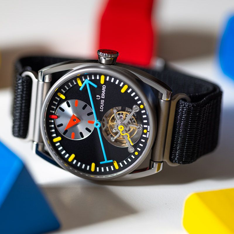 LOUIS ERARD Excellence Limited Edition Alain Silberstein Regulator Tourbillon Black ルイ・エラール エクセレンス リミテッドエディション アラン・シルベスタイン レギュレーター トゥールビヨン ブラック LE89356TT02BTT82