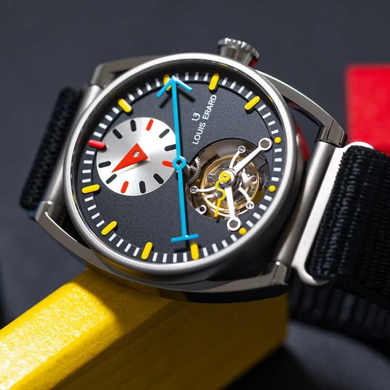 LOUIS ERARD Excellence Limited Edition Alain Silberstein Regulator Tourbillon Black ルイ・エラール エクセレンス リミテッドエディション アラン・シルベスタイン レギュレーター トゥールビヨン ブラック LE89356TT02BTT82