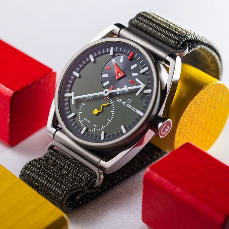 LOUIS ERARD Excellence Limited Edition Alain Silberstein Regulator Khaki ルイ・エラール エクセレンス リミテッドエディション アラン・シルベスタイン レギュレーター カーキ LE85358TT06BTT89