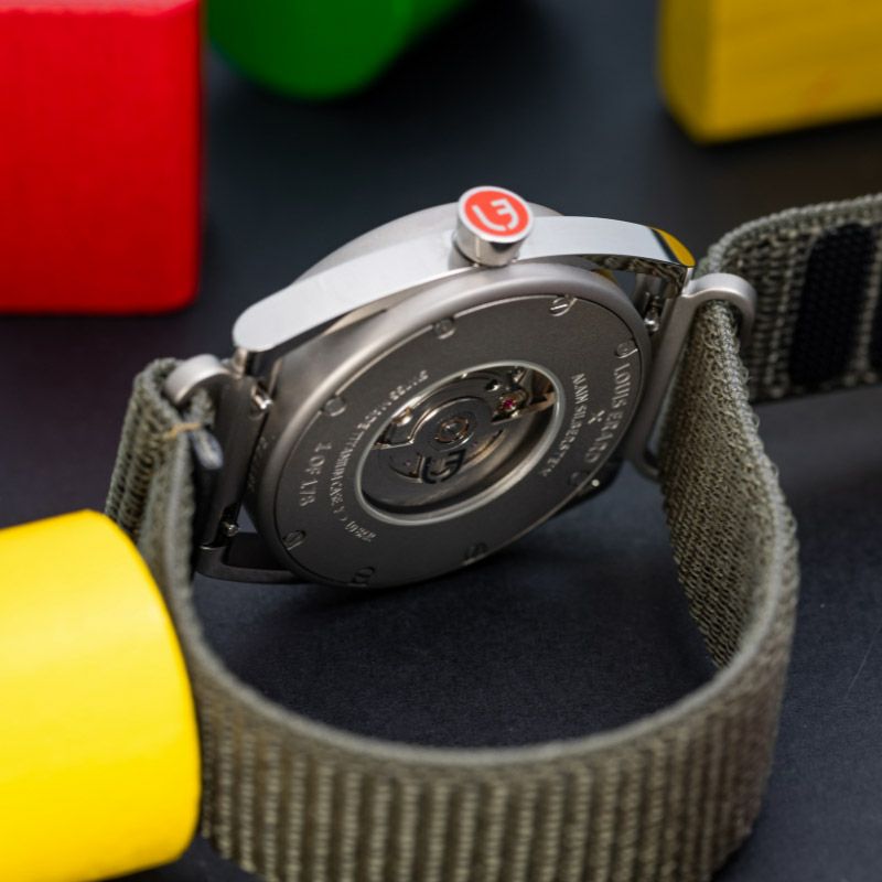 LOUIS ERARD Excellence Limited Edition Alain Silberstein Regulator Khaki ルイ・エラール エクセレンス リミテッドエディション アラン・シルベスタイン レギュレーター カーキ LE85358TT06BTT89