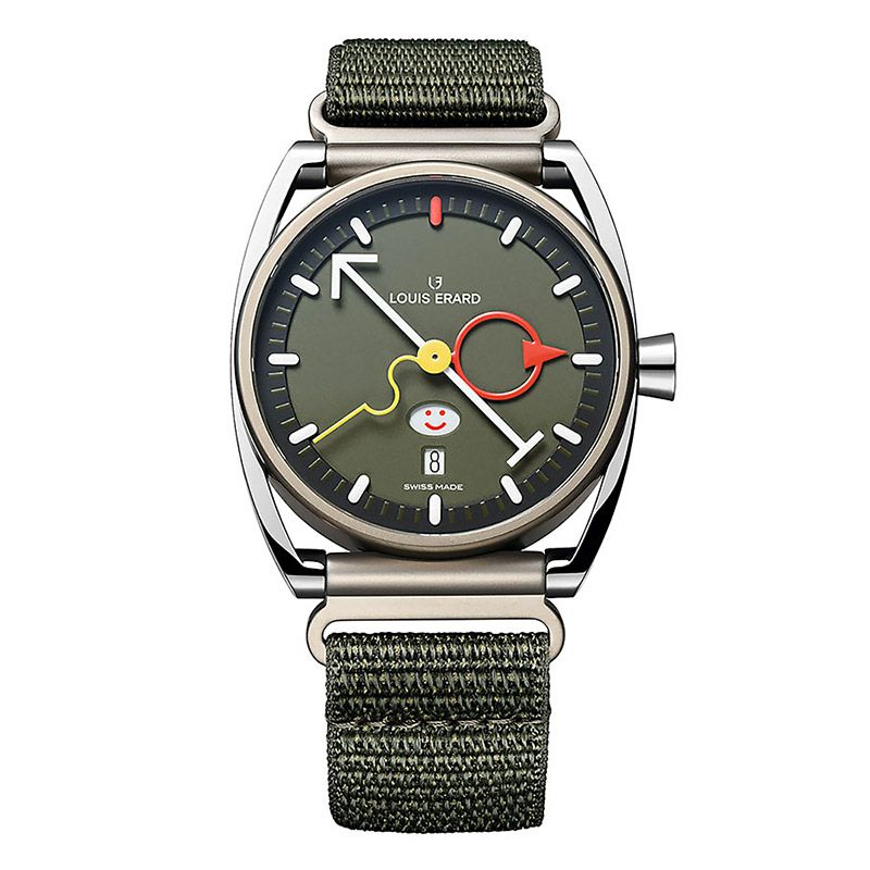 LOUIS ERARD Excellence Limited Edition Alain Silberstein Smile Days Khaki ルイ・エラール エクセレンス リミテッドエディション アラン・シルベスタイン スマイルデイズ カーキ LE75357TT06BTT89