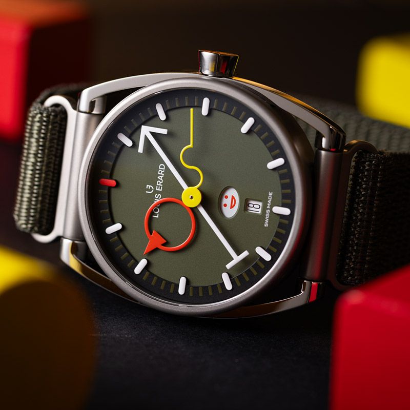 LOUIS ERARD Excellence Limited Edition Alain Silberstein Smile Days Khaki ルイ・エラール エクセレンス リミテッドエディション アラン・シルベスタイン スマイルデイズ カーキ LE75357TT06BTT89