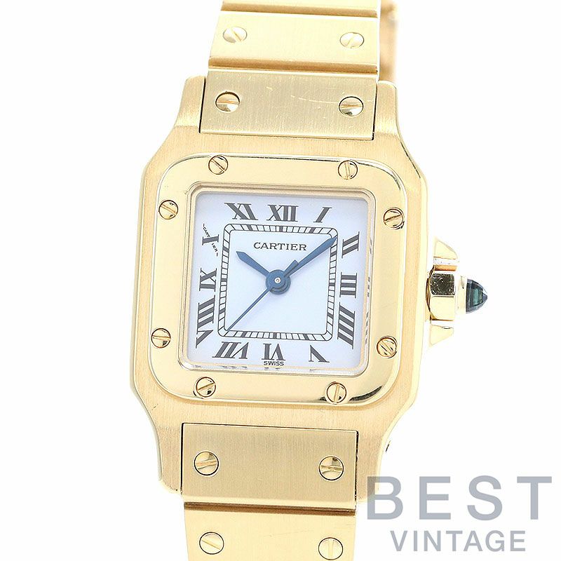 『◆RC-552◆』Cartier(カルティエ)☆旧サントスガルベ SMサイズ 保証書付き】カルティエ サントスガルべLMサイズ クオーツ