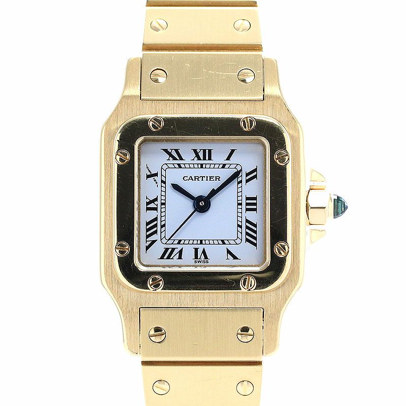 中古】CARTIER SANTOS CARREE / SANTOS GALBEE SMALL MODEL カルティエ