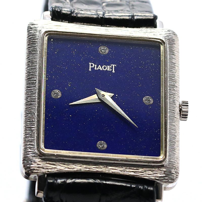 中古】PIAGET VINTAGE RECTANGULAR WATCH LAPIS LAZULI DIAL ピアジェ ヴィンテージ レクタンギュラー  ウォッチ ラピスラズリダイヤル 9254｜ヴィンテージブランド｜時計・腕時計の通販サイトBEST ISHIDA（正規・中古販売店）