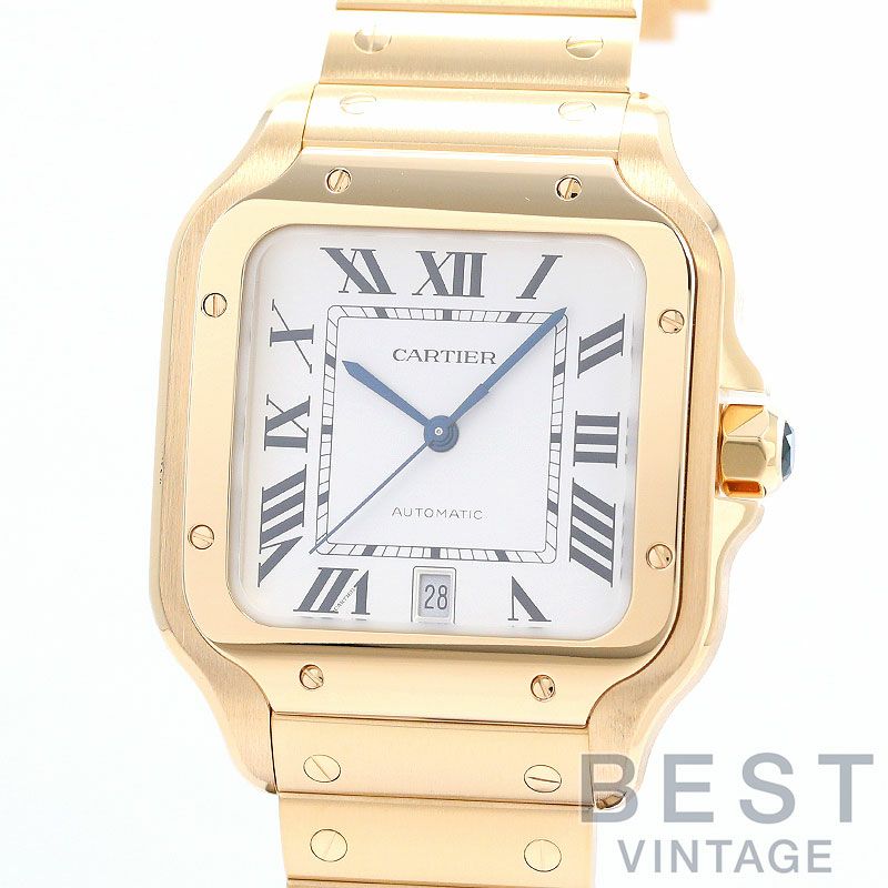 【中古】CARTIER SANTOS DE CARTIER LARGE MODEL カルティエ サントス ドゥ カルティエ LM WGSA0029
