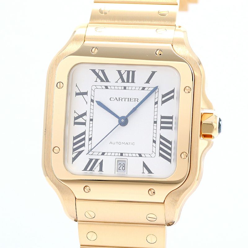 中古】CARTIER SANTOS DE CARTIER LARGE MODEL カルティエ サントス 