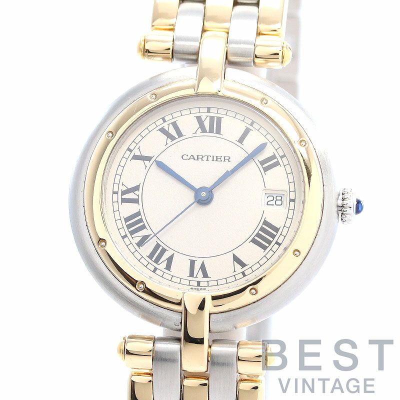 中古】CARTIER PANTHERE VENDOME LARGE MODEL 3ROW カルティエ パンテール ヴァンドーム LM 3ロウ  83084244 (183964)｜ヴィンテージブランド｜時計・腕時計の通販サイトBEST ISHIDA（正規・中古販売店）