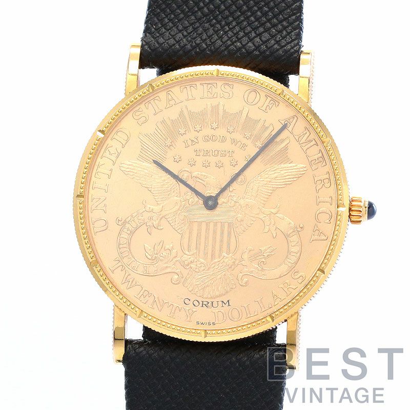 中古】CORUM COIN WATCH 1904 20 DOLLARS LIBERTY HEAD DOUBLE EAGLE 