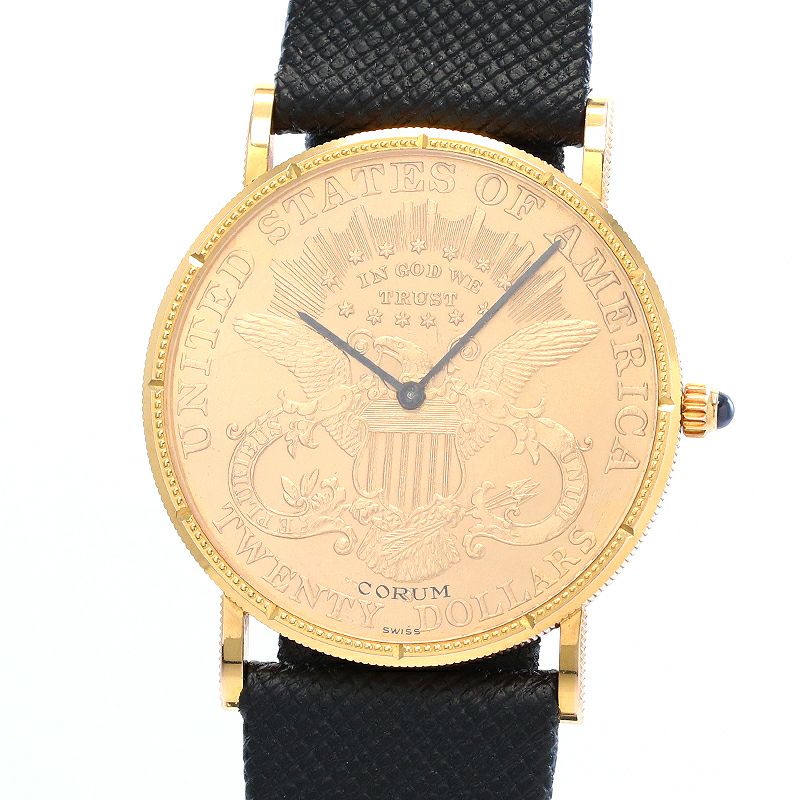 中古】CORUM COIN WATCH 1904 20 DOLLARS LIBERTY HEAD DOUBLE EAGLE 