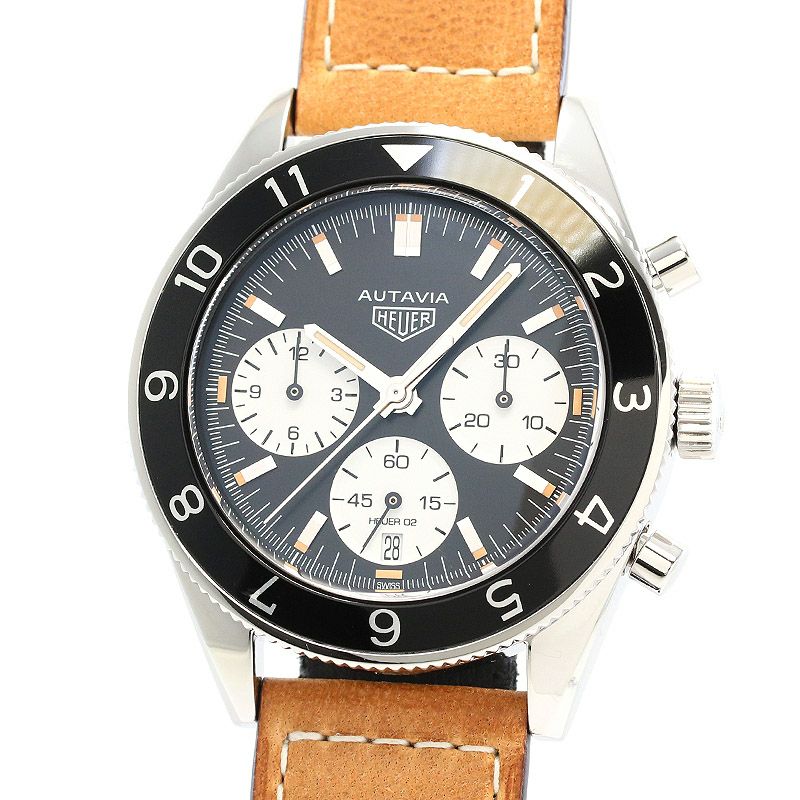 【中古】TAG HEUER AUTAVIA HEUER HERITAGE CALIBRE HEUER 02 CHRONOGRAPH タグ・ホイヤー オータヴィア ヘリテージ キャリバー ホイヤー02 クロノグラフ CBE2110.FC8226