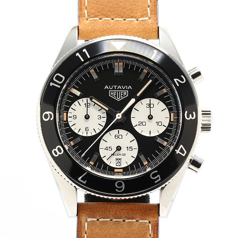 【中古】TAG HEUER AUTAVIA HEUER HERITAGE CALIBRE HEUER 02 CHRONOGRAPH タグ・ホイヤー オータヴィア ヘリテージ キャリバー ホイヤー02 クロノグラフ CBE2110.FC8226