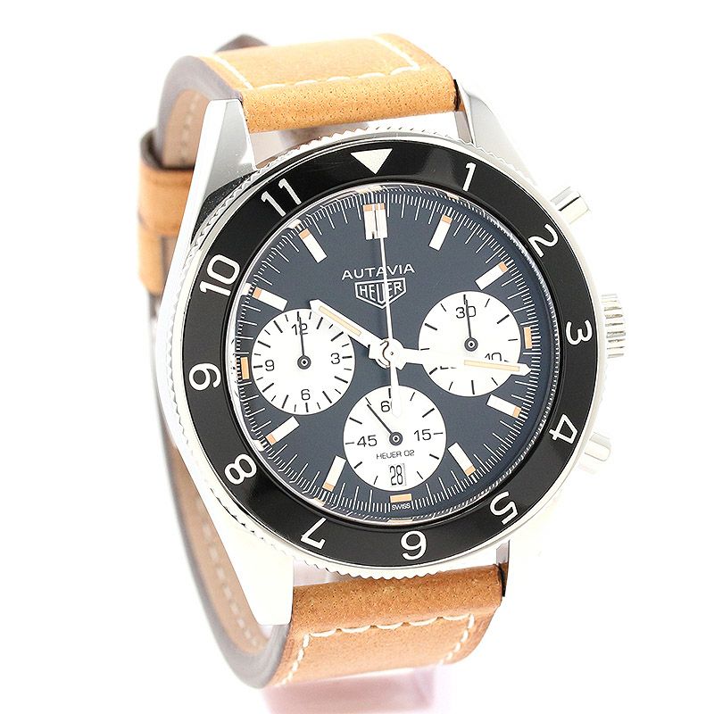 【中古】TAG HEUER AUTAVIA HEUER HERITAGE CALIBRE HEUER 02 CHRONOGRAPH タグ・ホイヤー オータヴィア ヘリテージ キャリバー ホイヤー02 クロノグラフ CBE2110.FC8226