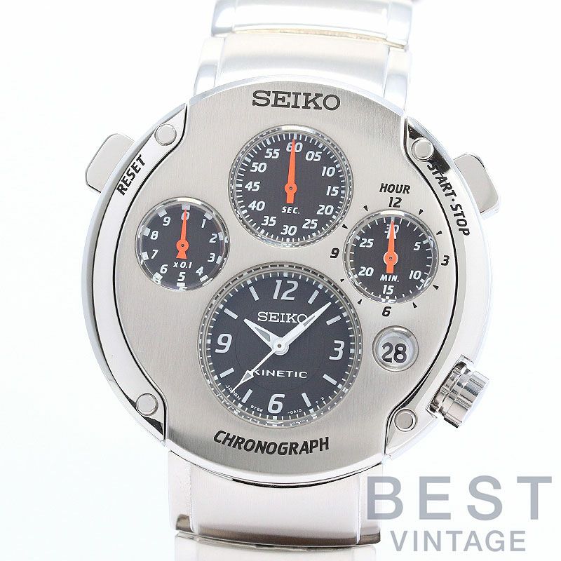 中古】SEIKO KINETIC CHRONOGRAPH FIRST MODEL PARTENZA セイコー キネティッククロノグラフ ファーストモデル  パルテンザ SBXZ001 (9T82-0A10)｜ヴィンテージブランド｜時計・腕時計の通販サイトBEST ISHIDA（正規・中古販売店）