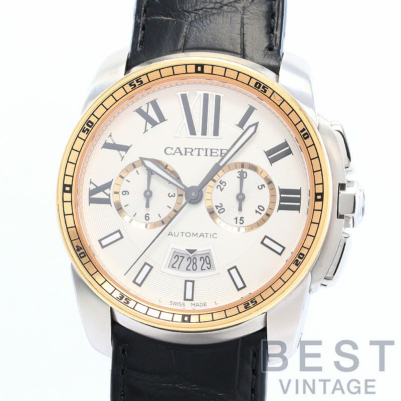 中古】CARTIER CALIBRE DE CARTIER CHRONOGRAPH LARGE MODEL カルティエ カリブル ドゥ カルティエ  クロノグラフ LM W7100043｜ヴィンテージブランド｜時計・腕時計の通販サイトBEST ISHIDA（正規・中古販売店）