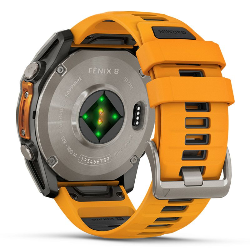 GARMIN fenix 8 Sapphire AMOLED 51mm Ti / Orange ガーミン フェニックス8 サファイア アモレッド 51mm Ti / オレンジ 010-02905-50