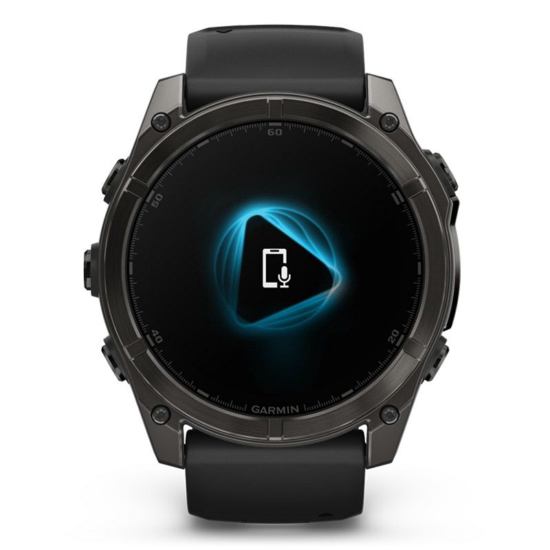 GARMIN fenix 8 Sapphire AMOLED 51mm Ti Carbon Gray DLC / Black 