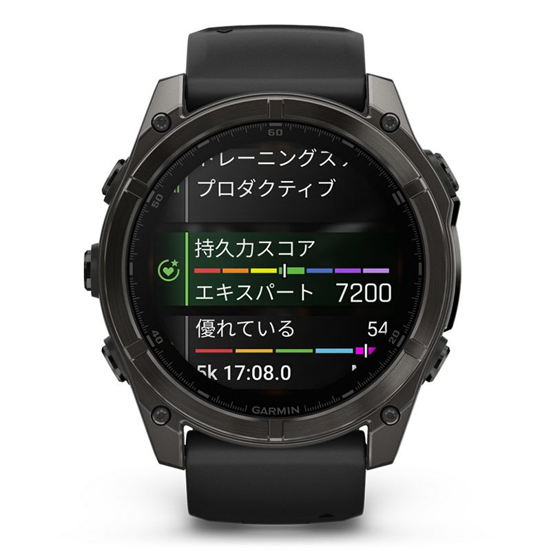 GARMIN fenix 8 Sapphire AMOLED 51mm Ti Carbon Gray DLC / Black 
