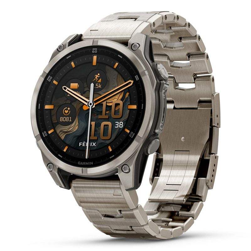 GARMIN fenix 8 Sapphire AMOLED 47mm Ti / Metal Band ガーミン フェニックス8 サファイア アモレッド 47mm Ti / メタルバンド 010-02904-47