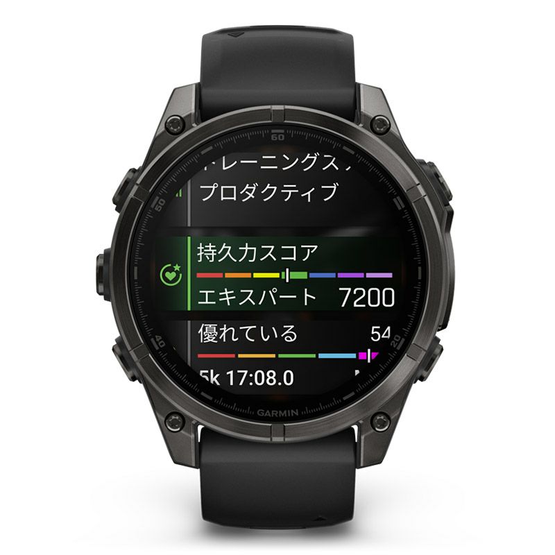 GARMIN fenix 8 Sapphire AMOLED 47mm Ti Carbon Gray DLC / Black ガーミン フェニックス8 サファイア アモレッド 47mm Ti カーボン グレー DLC / ブラック 010-02904-27