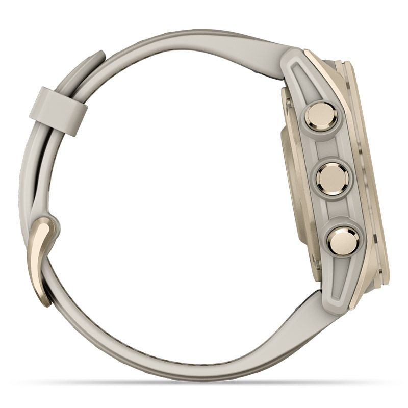 GARMIN fenix 8 Sapphire AMOLED 43mm Soft Gold / Fog Gray ガーミン フェニックス8 サファイア アモレッド 43mm ソフトゴールド / フォググレー 010-02903-16