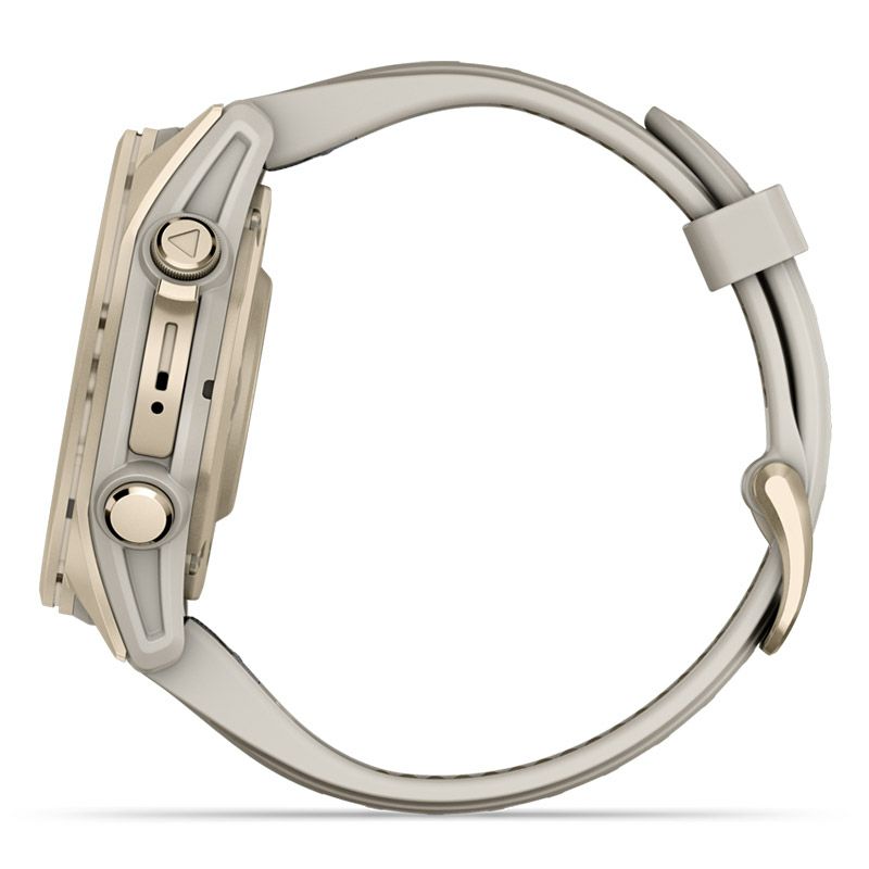 GARMIN fenix 8 Sapphire AMOLED 43mm Soft Gold / Fog Gray ガーミン フェニックス8 サファイア アモレッド 43mm ソフトゴールド / フォググレー 010-02903-16