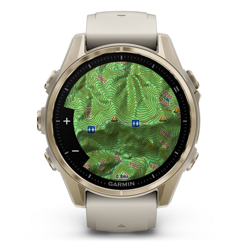 GARMIN fenix 8 Sapphire AMOLED 43mm Soft Gold / Fog Gray ガーミン フェニックス8 サファイア アモレッド 43mm ソフトゴールド / フォググレー 010-02903-16