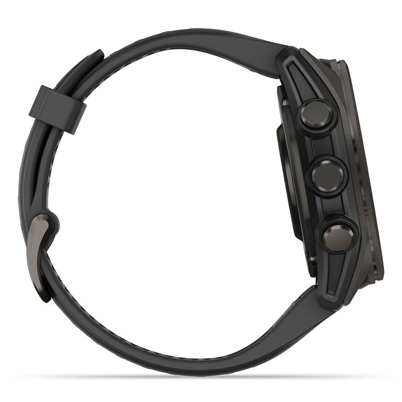 GARMIN fenix 8 Sapphire AMOLED 43mm Ti Carbon Gray DLC / Black ガーミン フェニックス8 サファイア アモレッド 43mm Ti カーボン グレー DLC / ブラック 010-02903-27