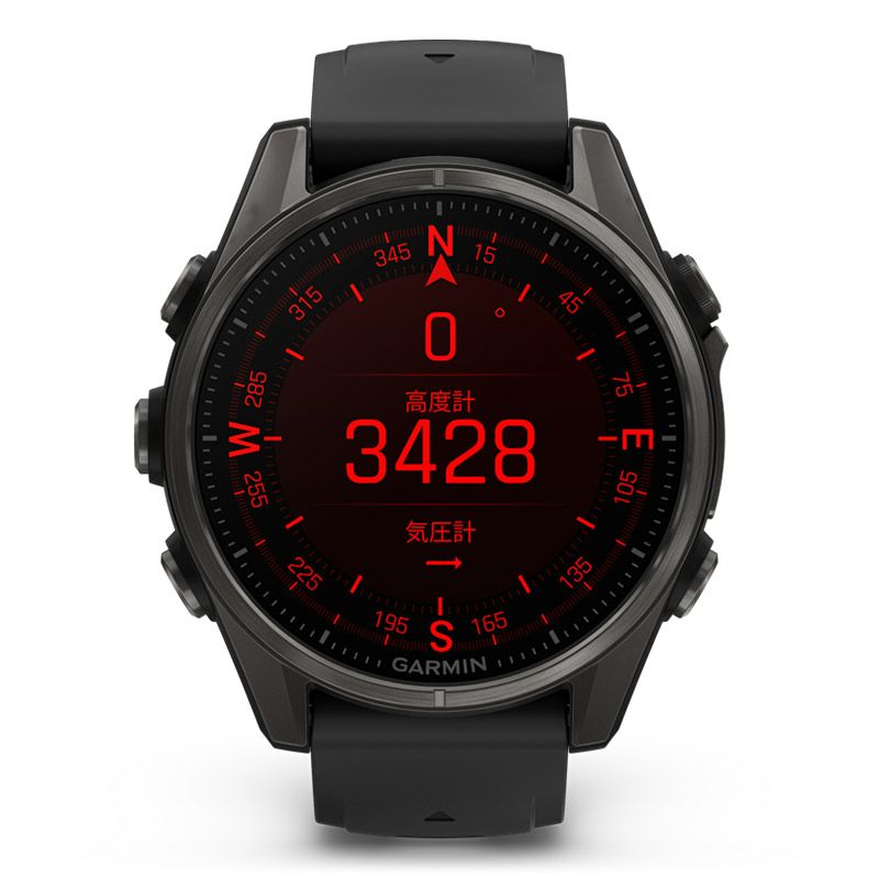 GARMIN fenix 8 Sapphire AMOLED 43mm Ti Carbon Gray DLC / Black ガーミン フェニックス8  サファイア アモレッド 43mm Ti カーボン グレー DLC / ブラック  010-02903-27｜正規取り扱いブランド｜時計・腕時計の通販サイトBEST ISHIDA（正規・中古販売店）