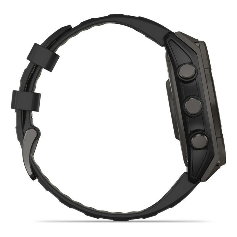 GARMIN fenix 8 Sapphire Dual Power 47mm Ti Carbon Gray DLC / Black ガーミン フェニックス8 サファイア デュアルパワー 47mm Ti カーボン グレー DLC / ブラック 010-02906-50