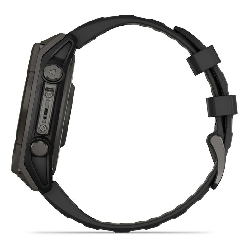 GARMIN fenix 8 Sapphire Dual Power 47mm Ti Carbon Gray DLC / Black ガーミン フェニックス8 サファイア デュアルパワー 47mm Ti カーボン グレー DLC / ブラック 010-02906-50