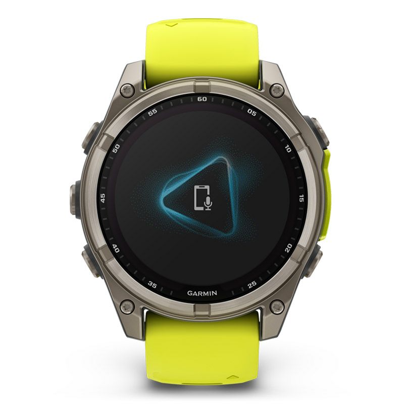 GARMIN fenix 8 Sapphire Dual Power 47mm Ti / Amp Yellow ガーミン フェニックス8 サファイア デュアルパワー 47mm Ti / アンプ イエロー 010-02906-51