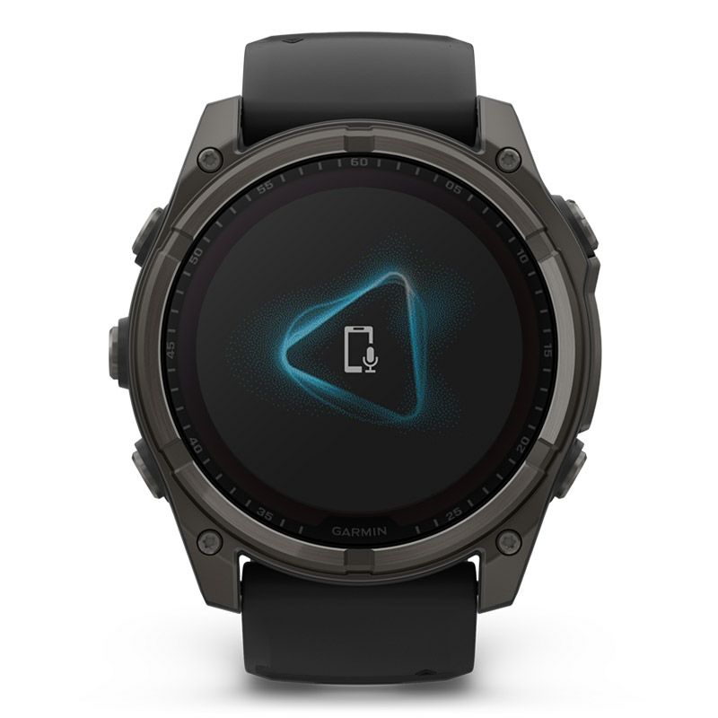GARMIN fenix 8 Sapphire Dual Power 51mm Ti Carbon Gray DLC / Black ガーミン フェニックス8 サファイア デュアルパワー 51mm Ti カーボン グレー DLC / ブラック 010-02907-50