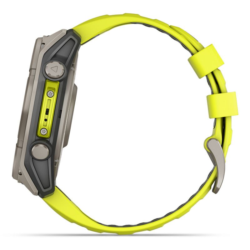 GARMIN fenix 8 Sapphire Dual Power 51mm Ti / Amp Yellow ガーミン フェニックス8 サファイア デュアルパワー 51mm Ti / アンプ イエロー 010-02907-51