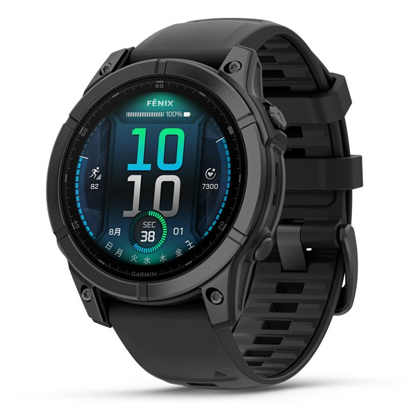 GARMIN fenix E 47mm Slate Gray Steel / Black ガーミン フェニックス 