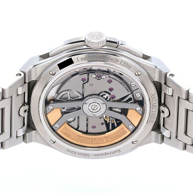 中古】CZAPEK ANTARCTIQUE RATTRAPANTE SILVER GRAY チャペック アン 