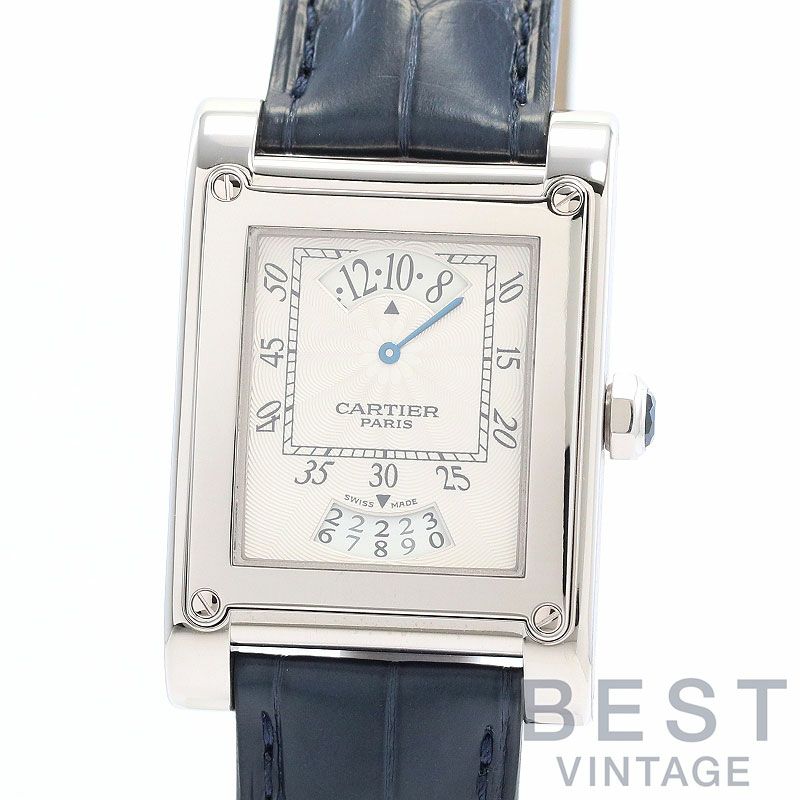 【中古】CARTIER TANK A VIS LM TIME & CALENDAR CPCP カルティエ タンク ア ヴィス LM タイム&カレンダー CPCP W1534551