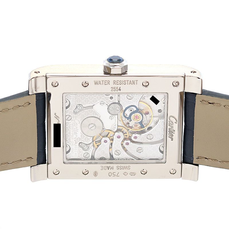 中古】CARTIER TANK A VIS LM TIME & CALENDAR CPCP カルティエ タンク 