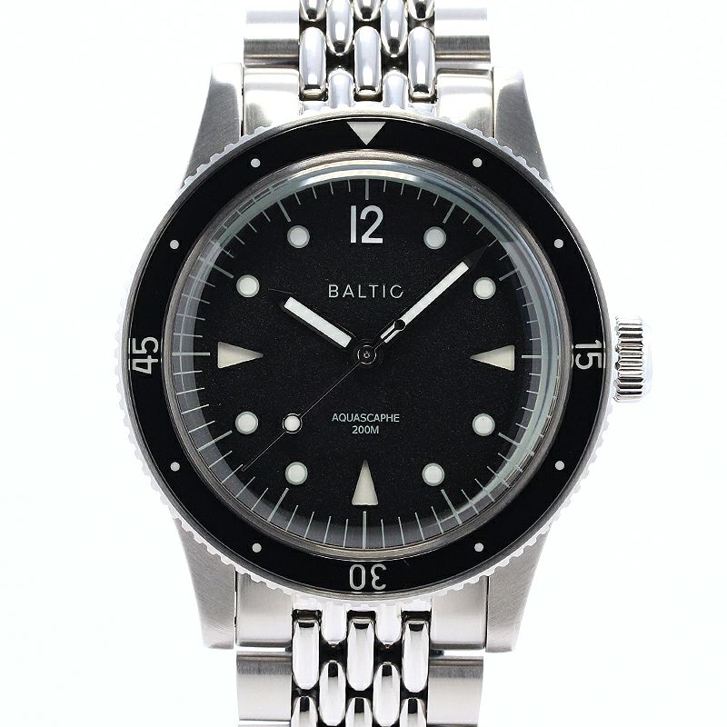 中古】BALTIC AQUASCAPHE CLASSIC BLACK SILVER バルチック アクア 