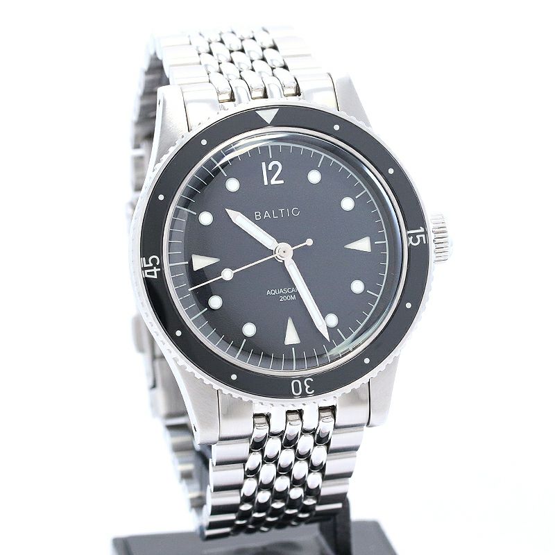 【中古】BALTIC AQUASCAPHE CLASSIC BLACK SILVER バルチック アクアスカーフ クラシック ブラック シルバー BL-AQUABLKS