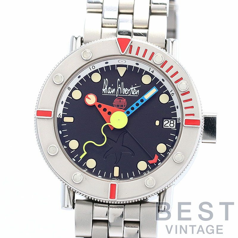 中古】ALAIN SILBERSTEIN MARINE GMT アラン・シルベスタイン マリーン  