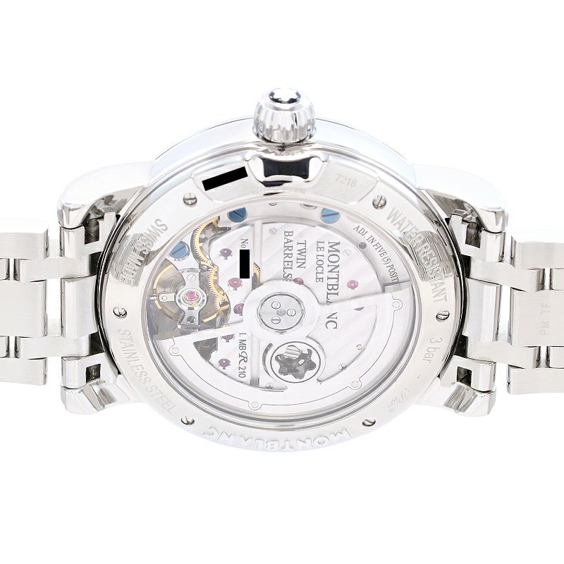 【中古】MONTBLANC NICILAS RIEUSSEC CHRONOGRAPH OPEN HOMETIME モンブラン ニコラ・リューセック クロノグラフ オープン ホームタイム 107070 (7218)