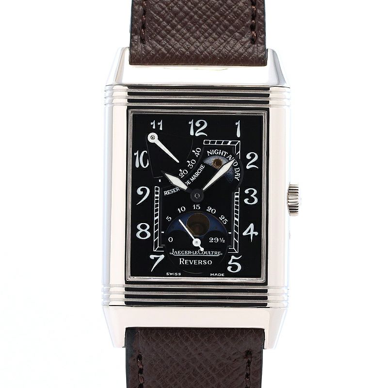 【中古】JAEGER-LECOULTRE REVERSO SUN MOON ジャガー・ルクルト レベルソ・サンムーン Q2753470 (270.3.63)