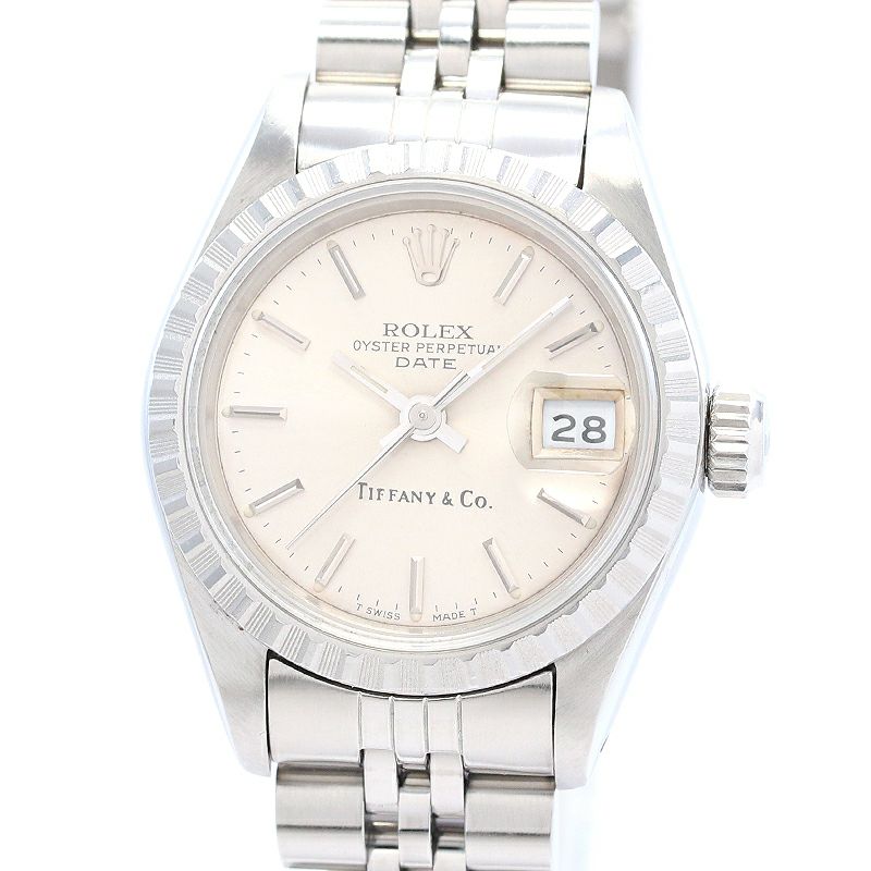 【中古】ROLEX OYSTER PERPETUAL DATE TIFFANY ＆ CO. DOUBLE NAM ロレックス オイスター パーペチュアル デイト ティファニー ダブルネーム 69240