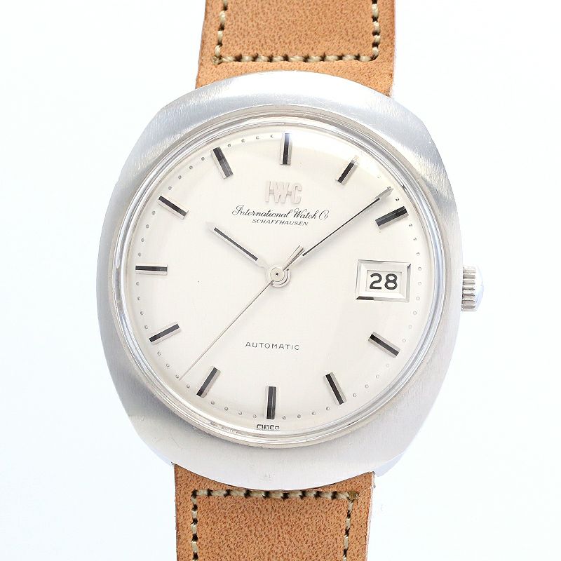 中古】IWC VINTAGE ONE PIECE OVAL CASE WATCH DATE アイ・ダブリュー  