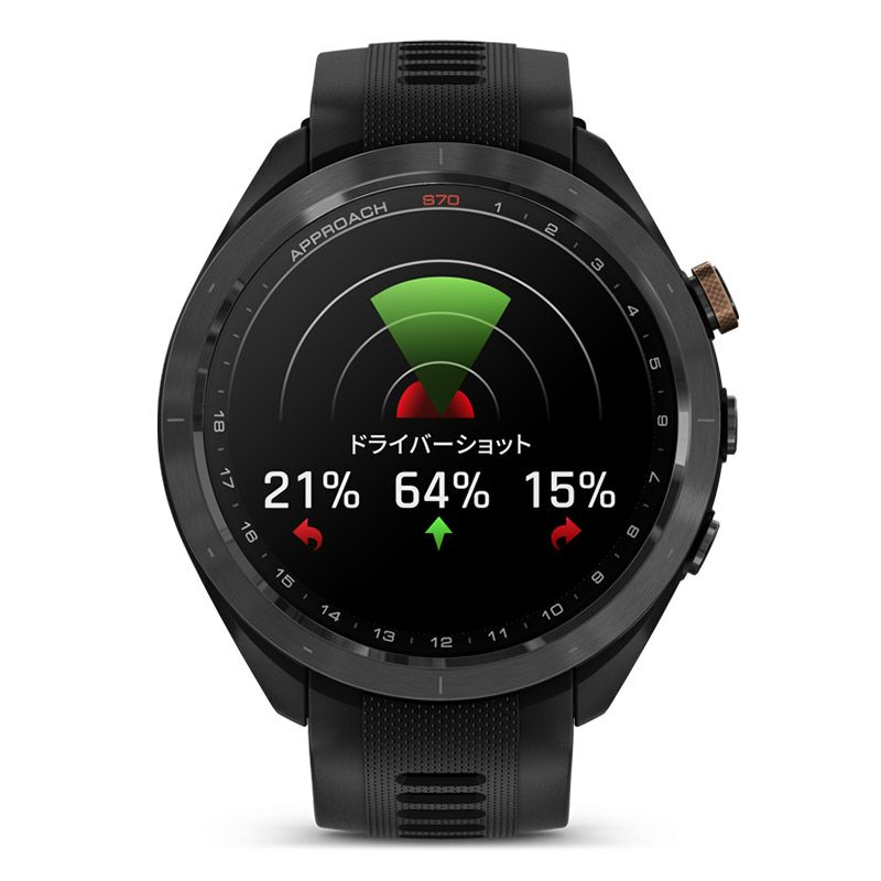 GARMIN Approach S70 47mm Black Bronze Edition ガーミン アプローチ S70 47mm ブラック ブロンズ エディション 010-02746-71